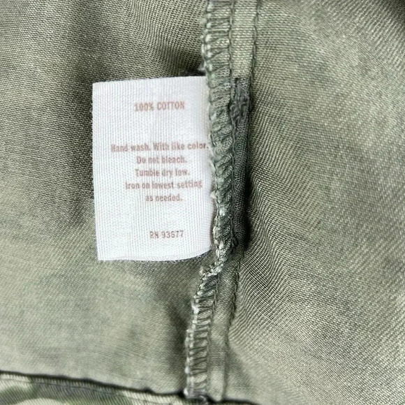 Decree 100% Cotton Camouflage Embellish Vest with Gem Collar Points Medium - Picture 14 of 16